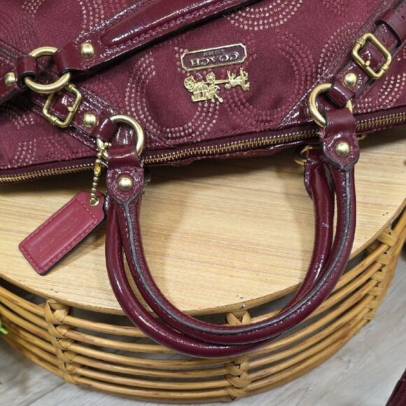 Coach Madison Sophia Satchel and Matching Trifold Wallet - Picture 8 of 16